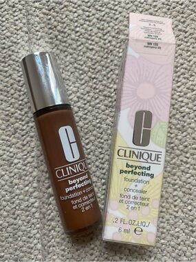 NEW Clinique Beyond Perfecting Foundation + Concealer - Mahogany (WN 125)